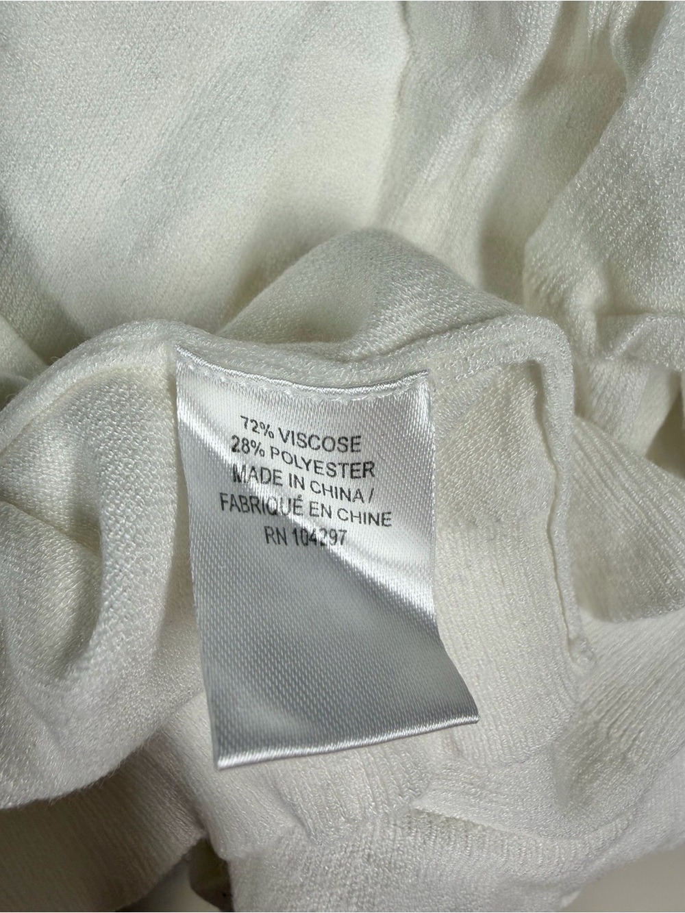 Milly Minis White Ruffle Knit Top - Picture 4 of 4